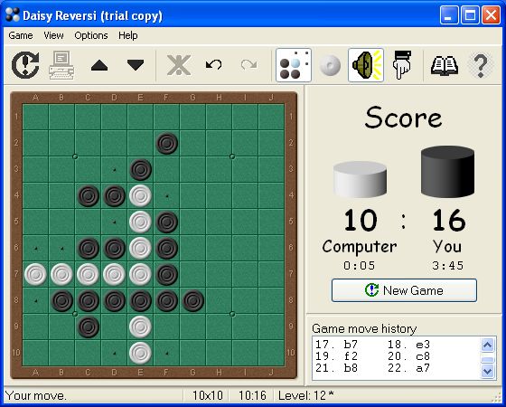 The Screenshot of Daisy Reversi