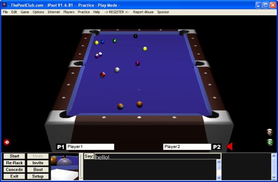 The Screenshot of iPool