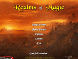 Main window of Realms of Magic