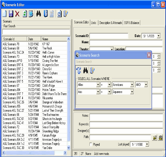 ASL Logbook