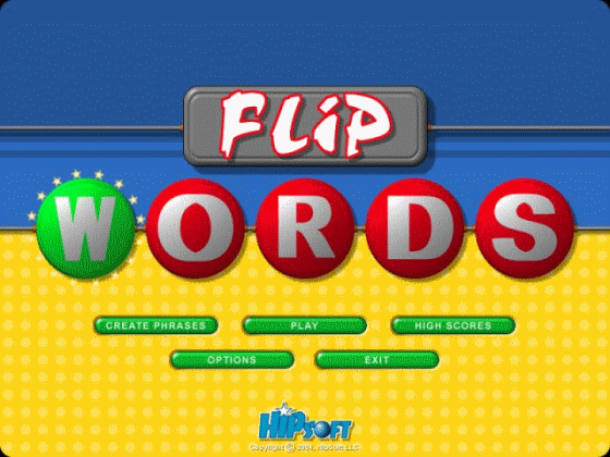 Main menu - Flip Words