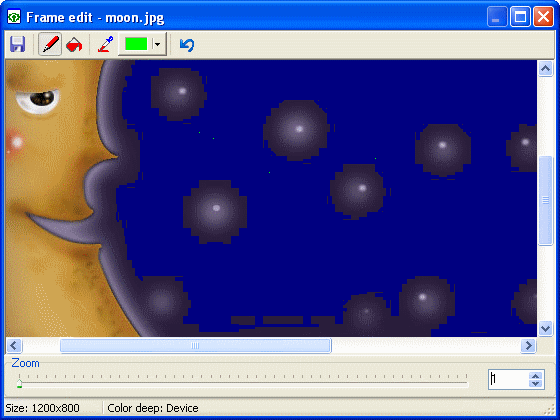 The Screenshot of Sprite Builder