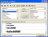 Main screen - FontLib 98