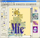 Main window - Microgetics Font Effects