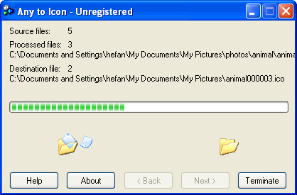 Screenshot of Any to Icon