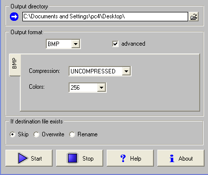 Output Options