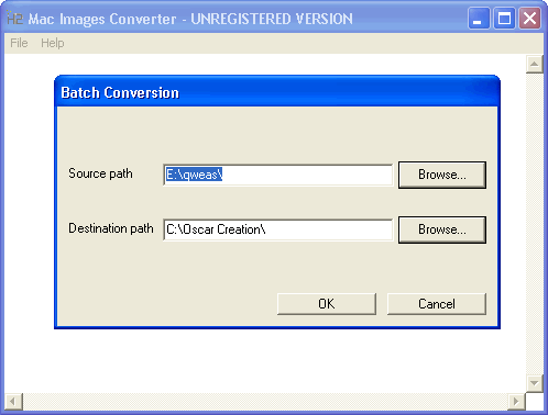 MacImagesConverter Batch Conversion