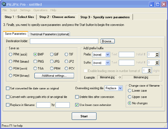 step 3 for converting