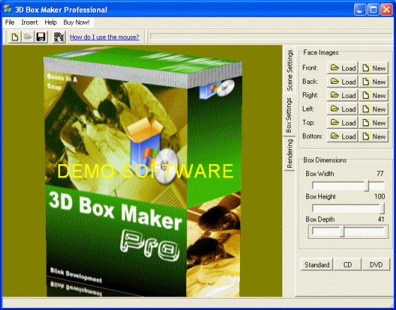 make 3D box - 3D Box Maker Professional