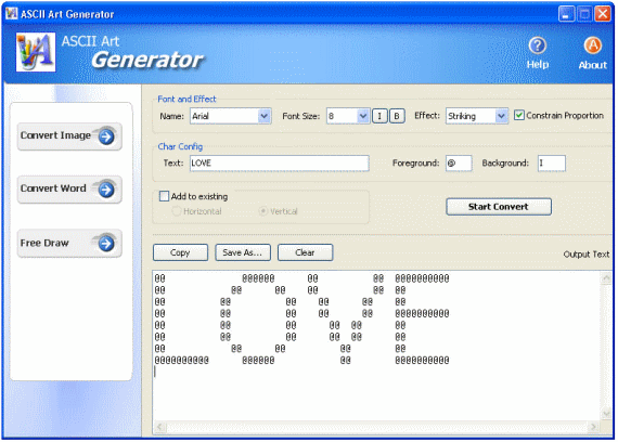 Screenshot - Convert plain