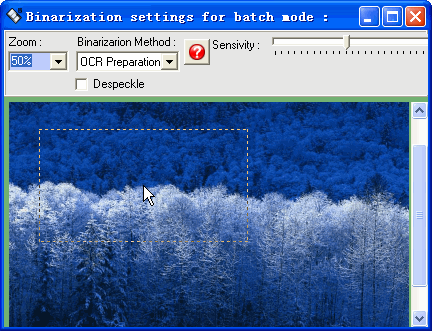 Binarization Image Processor