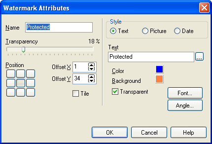Screenshot of Watermark Creator