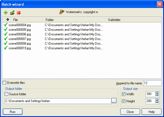 Screenshot of Watermark Creator