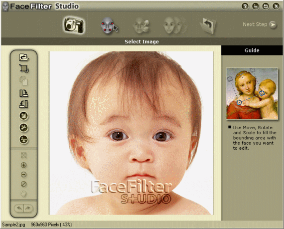 Screenshot - Select Image screen
