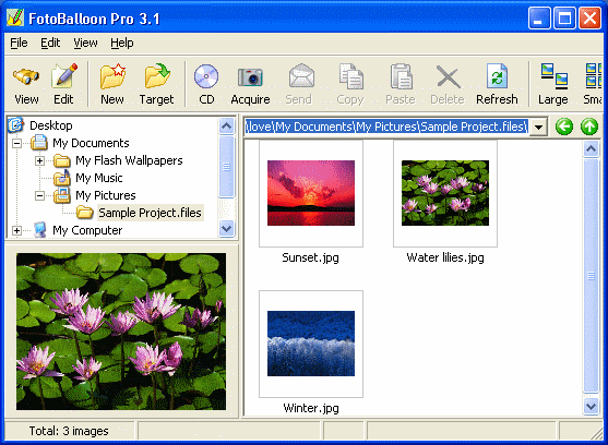 screenshot of FotoBalloon Pro - Add new iamge