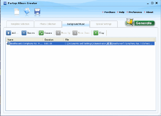 Fortop Album Creator