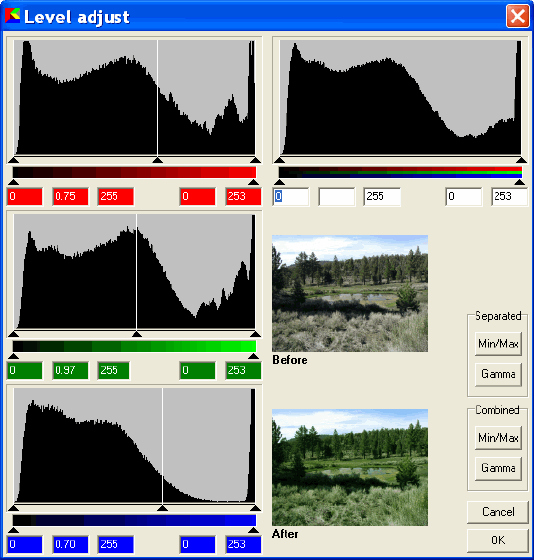 Level adjust - ICE Color