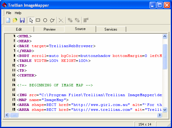 The Screenshot of Trellian ImageMapper