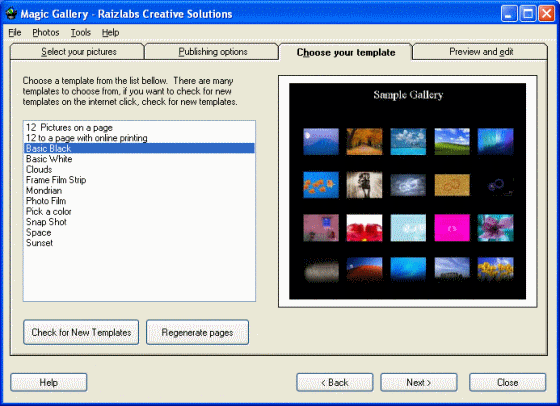 The Screenshot of Magic Gallery