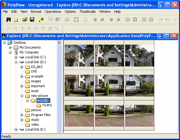 Thumbnail Explorer - PolyView