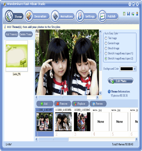 Wondershare Flash Album Studio