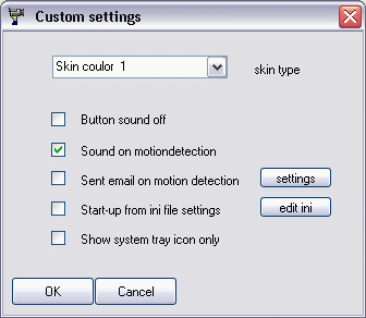 custom settings