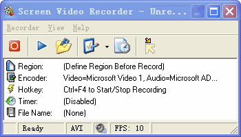 Screenshot of Screen Video Recorder
