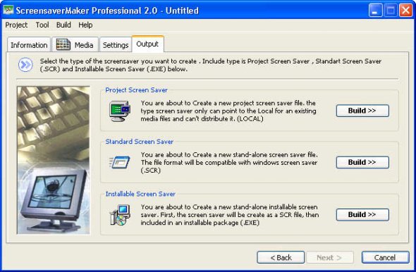 Create Screensaver - ScreensaverMaker Output