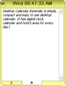 Desktop Calendar Reminder