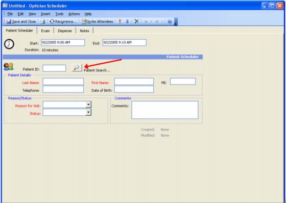 P.I.M. Appointment Scheduler