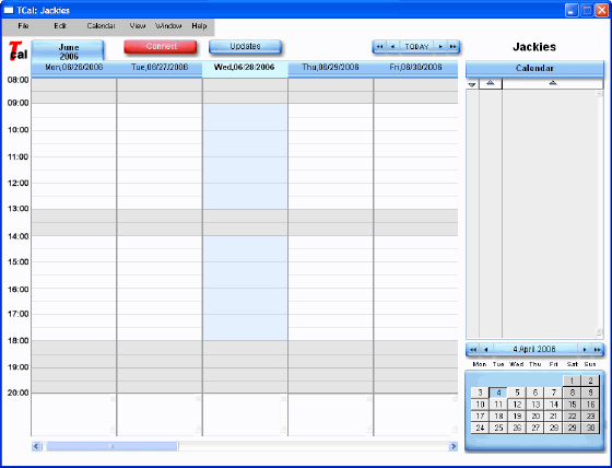 The Main Screenshot of Tcal