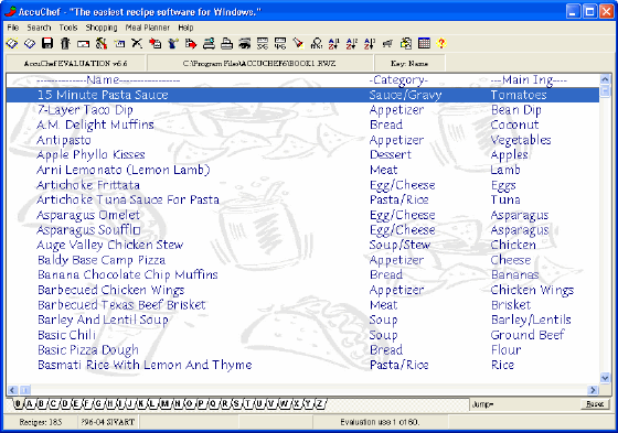 The Screenshot of AccuChef