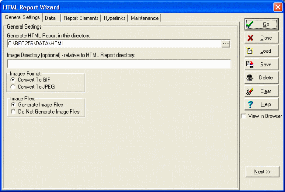 HTML Rrport Wizard