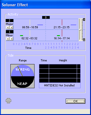 The Screenshot of Moon Phase Oracle