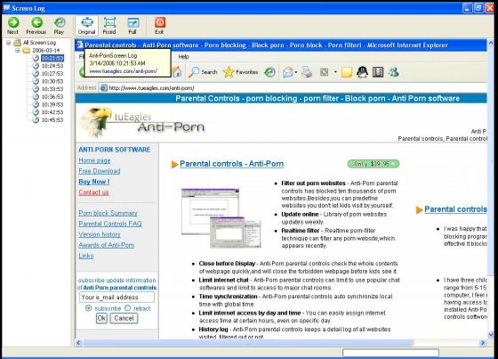 The Screenshots of Anti Porn