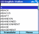 The Screenshot of LingvoSoft Dictionary