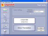 The Screenshot of LingvoSoft FlashCards