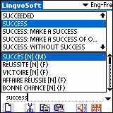 The Screenshot of LingvoSoft Talking Dictionary