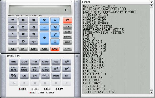 scientific calculator screenshot