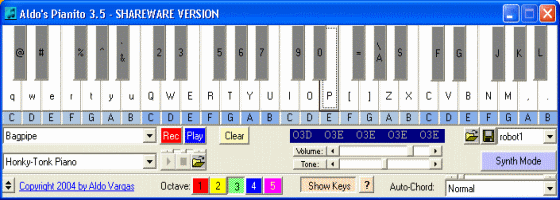 Aldo's Pianito screenshot