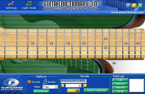 DAccord Guitar Chord Dictionary 3.0 screenshot