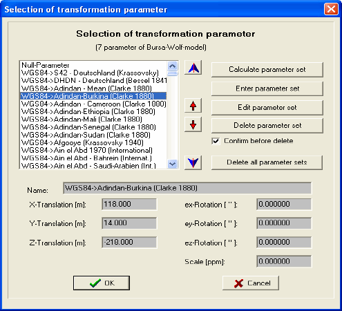 Select 7-Parameter screenshot