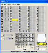 Main window - Tom Computer Simulator