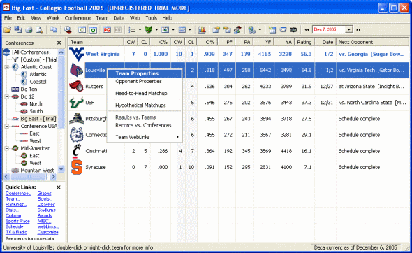 Collegio Football screenshot