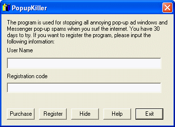 screenshot of POPUP KILLER
