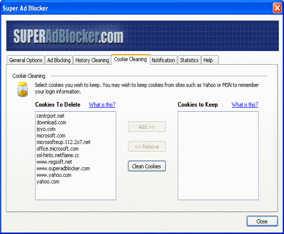 screenshot of Super Ad Blocker - Cookie Cleaning