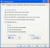 encrypt & lock history folders, IE favorite