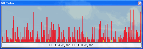 Main window - DU Meter