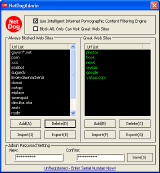 The Screenshot of NetDog Porn Filter