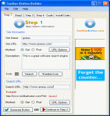 The Screenshot of Toolbar Button Builder
